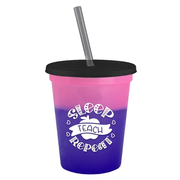 Garyline® Cups-on-the-Go Color-Changing Sport Sipper - 16...... from ASI 40480 Koozie Group