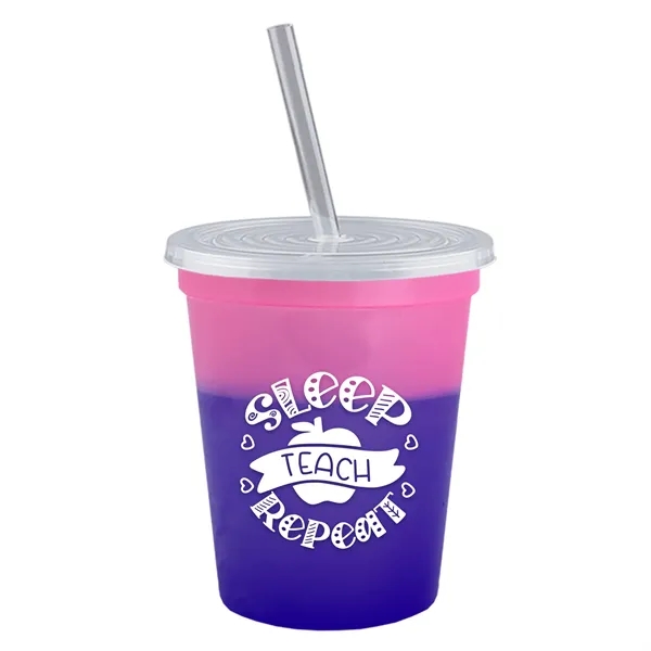Garyline® Cups-on-the-Go Color-Changing Sport Sipper - 16...... from ASI 40480 Koozie Group