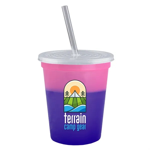 Garyline® Cups-on-the-Go Color-Changing Sport Sipper - 16...... from ASI 40480 Koozie Group