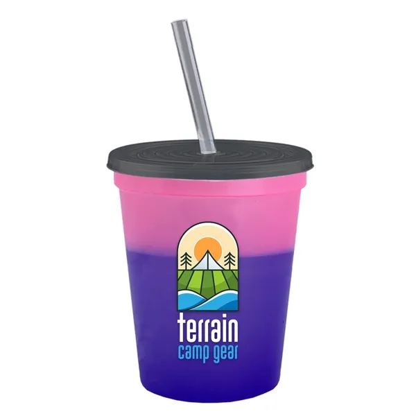 Garyline® Cups-on-the-Go Color-Changing Sport Sipper - 16...... from ASI 40480 Koozie Group