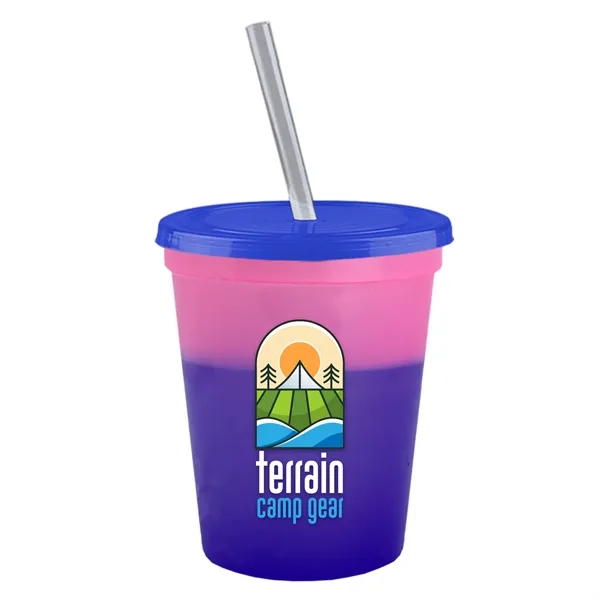 Garyline® Cups-on-the-Go Color-Changing Sport Sipper - 16...... from ASI 40480 Koozie Group