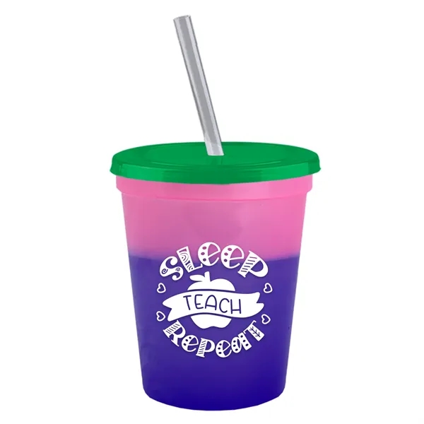 Garyline® Cups-on-the-Go Color-Changing Sport Sipper - 16...... from ASI 40480 Koozie Group