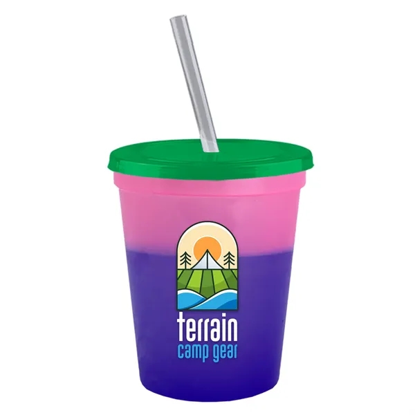 Garyline® Cups-on-the-Go Color-Changing Sport Sipper - 16...... from ASI 40480 Koozie Group