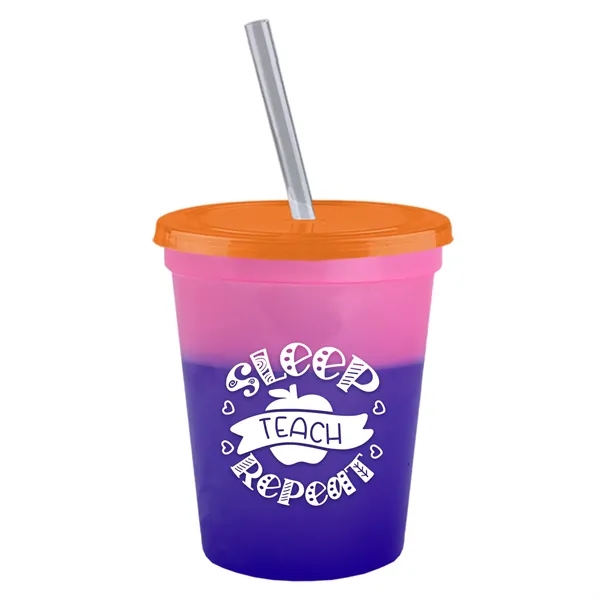Garyline® Cups-on-the-Go Color-Changing Sport Sipper - 16...... from ASI 40480 Koozie Group
