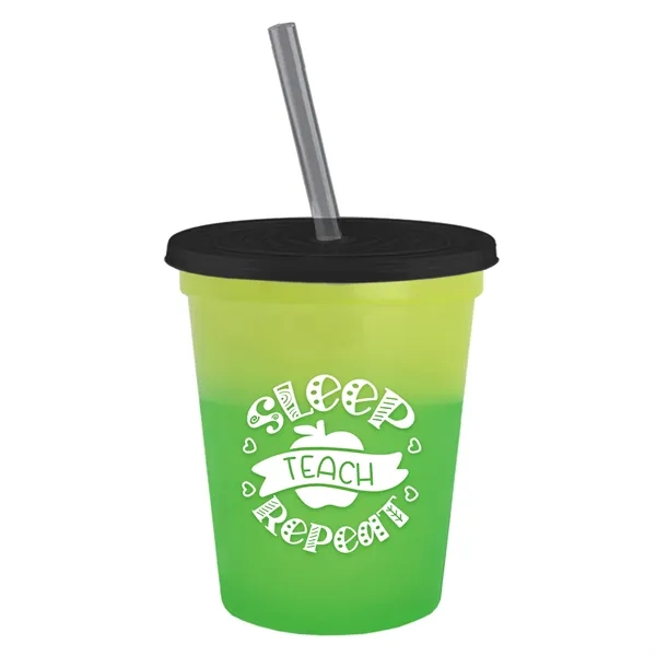 Garyline® Cups-on-the-Go Color-Changing Sport Sipper - 16...... from ASI 40480 Koozie Group