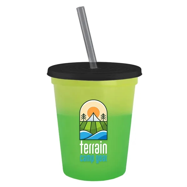 Garyline® Cups-on-the-Go Color-Changing Sport Sipper - 16...... from ASI 40480 Koozie Group