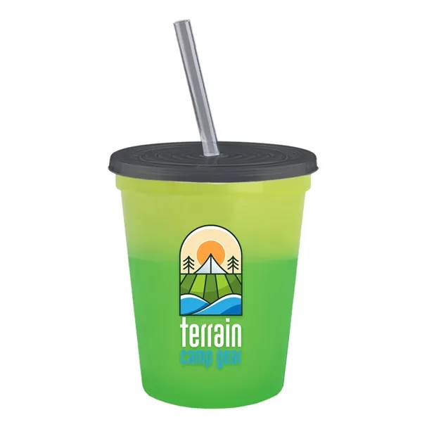 Garyline® Cups-on-the-Go Color-Changing Sport Sipper - 16...... from ASI 40480 Koozie Group