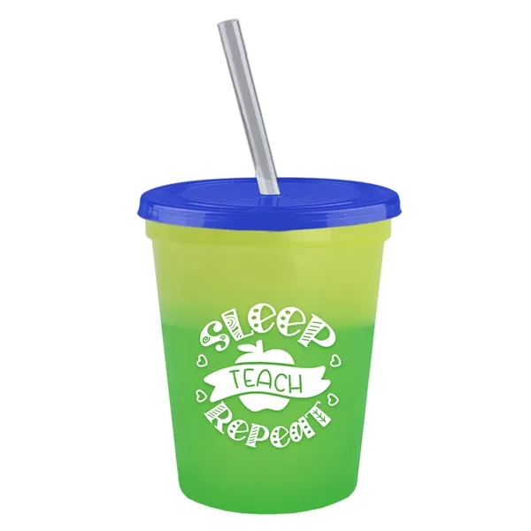 Garyline® Cups-on-the-Go Color-Changing Sport Sipper - 16...... from ASI 40480 Koozie Group