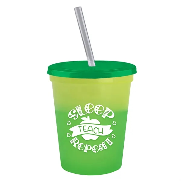 Garyline® Cups-on-the-Go Color-Changing Sport Sipper - 16...... from ASI 40480 Koozie Group