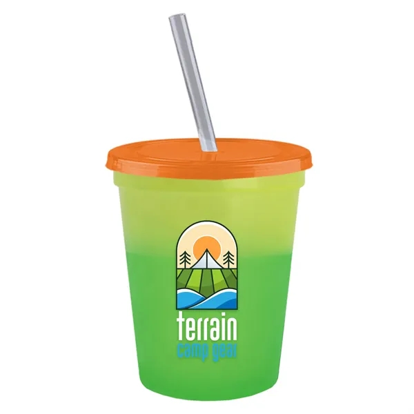 Garyline® Cups-on-the-Go Color-Changing Sport Sipper - 16...... from ASI 40480 Koozie Group