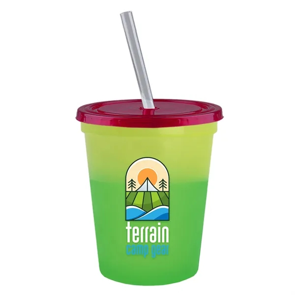 Garyline® Cups-on-the-Go Color-Changing Sport Sipper - 16...... from ASI 40480 Koozie Group