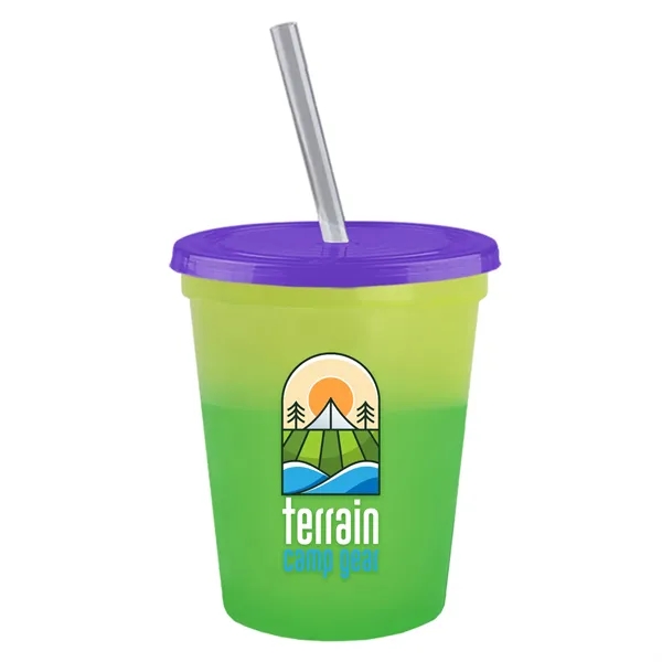 Garyline® Cups-on-the-Go Color-Changing Sport Sipper - 16...... from ASI 40480 Koozie Group