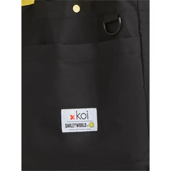 koi - Smiley World - Interior Zipper Pocket Everyday Tote...... from ASI 86018 Scrub Authority / Uniform Stores