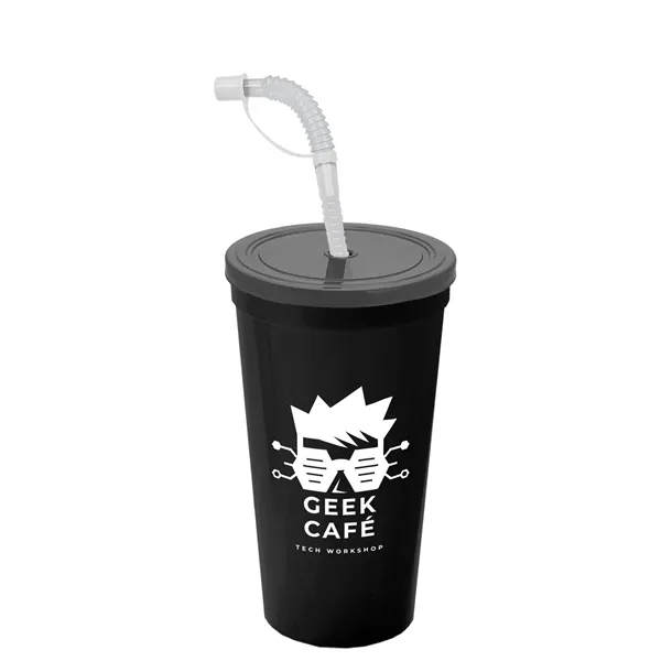 Garyline® Sport Sipper Cup with Straw Lid - 24 oz.... from ASI 40480 Koozie Group