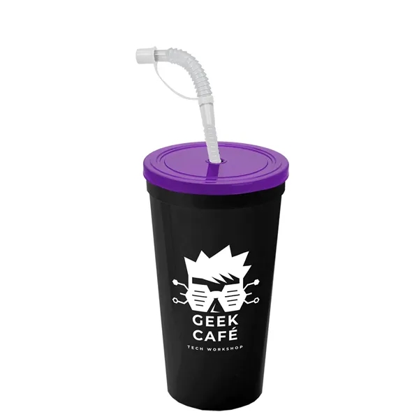 Garyline® Sport Sipper Cup with Straw Lid - 24 oz.... from ASI 40480 Koozie Group