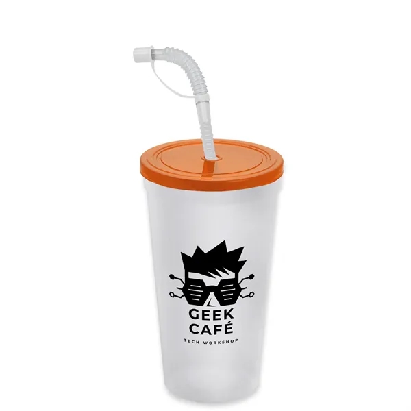 Garyline® Sport Sipper Cup with Straw Lid - 24 oz.... from ASI 40480 Koozie Group