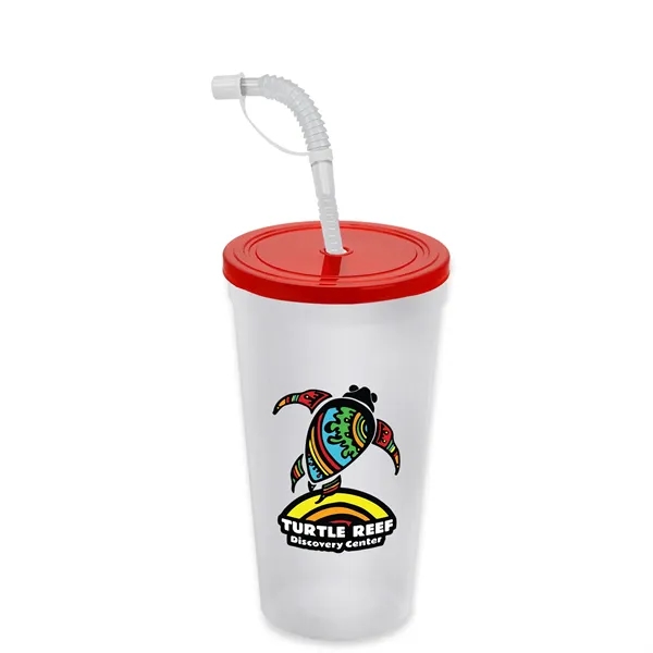Garyline® Sport Sipper Cup with Straw Lid - 24 oz.... from ASI 40480 Koozie Group