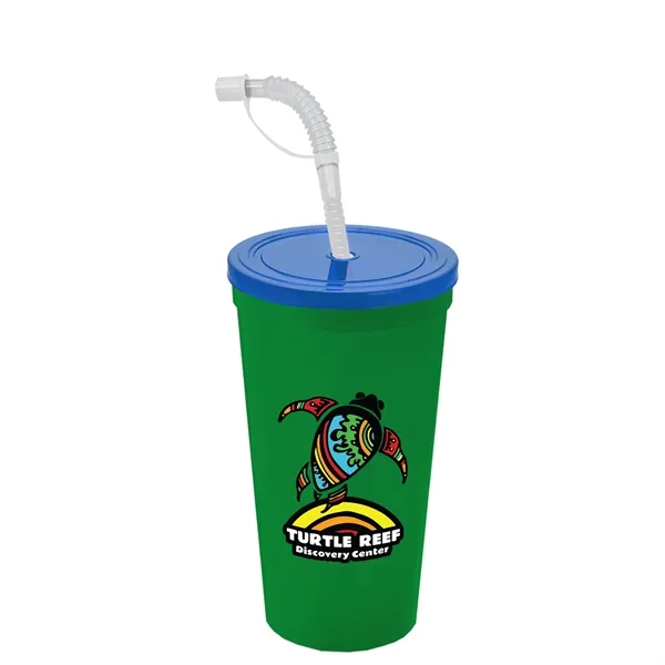 Garyline® Sport Sipper Cup with Straw Lid - 24 oz.... from ASI 40480 Koozie Group
