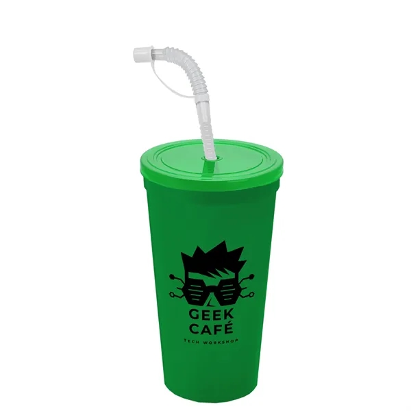Garyline® Sport Sipper Cup with Straw Lid - 24 oz.... from ASI 40480 Koozie Group