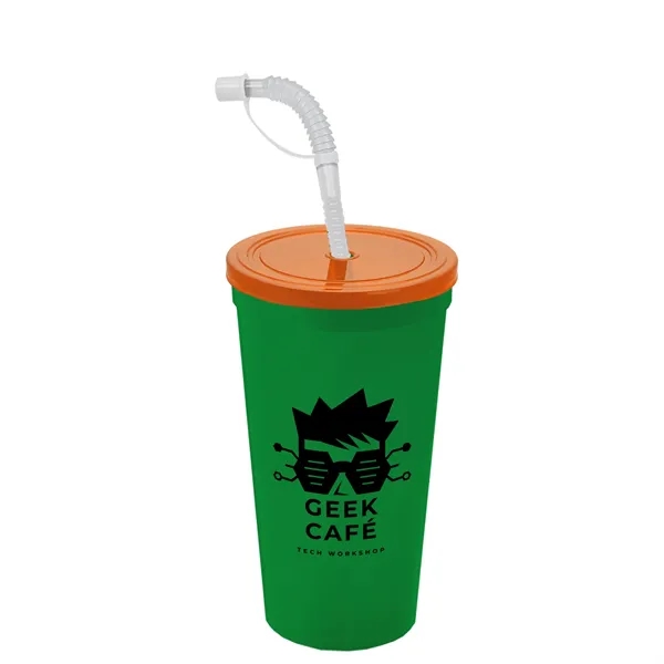 Garyline® Sport Sipper Cup with Straw Lid - 24 oz.... from ASI 40480 Koozie Group