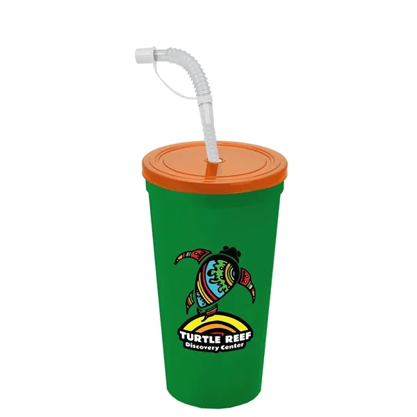 Garyline® Sport Sipper Cup with Straw Lid - 24 oz.... from ASI 40480 Koozie Group