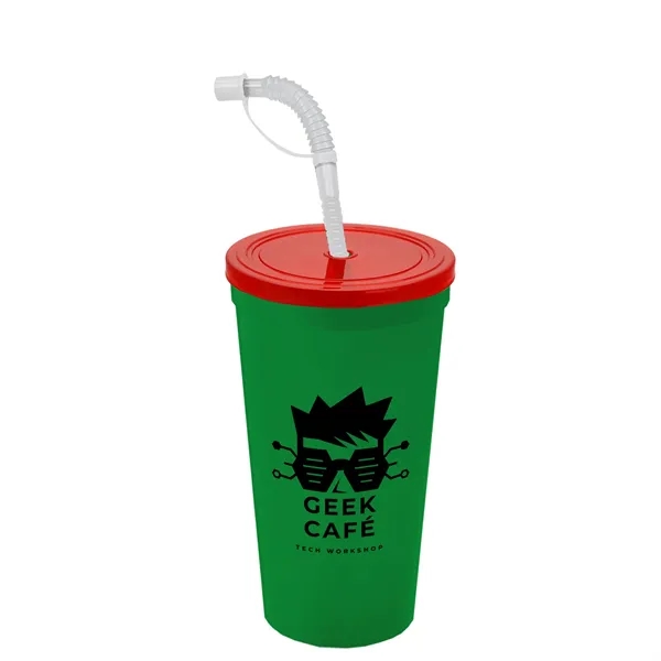 Garyline® Sport Sipper Cup with Straw Lid - 24 oz.... from ASI 40480 Koozie Group