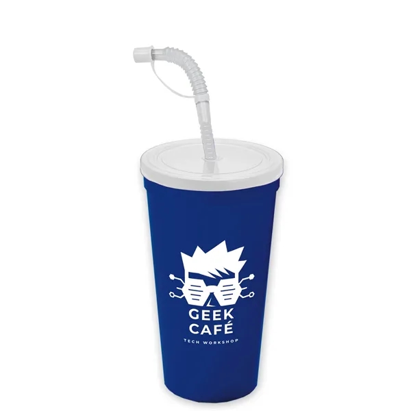 Garyline® Sport Sipper Cup with Straw Lid - 24 oz.... from ASI 40480 Koozie Group