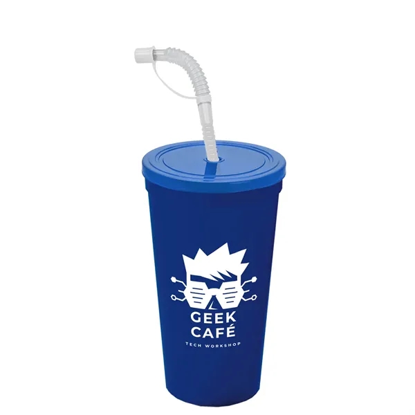 Garyline® Sport Sipper Cup with Straw Lid - 24 oz.... from ASI 40480 Koozie Group