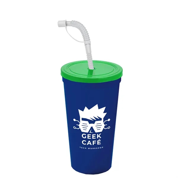 Garyline® Sport Sipper Cup with Straw Lid - 24 oz.... from ASI 40480 Koozie Group