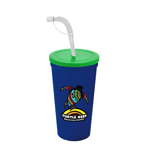 Garyline® Sport Sipper Cup with Straw Lid - 24 oz.... from ASI 40480 Koozie Group
