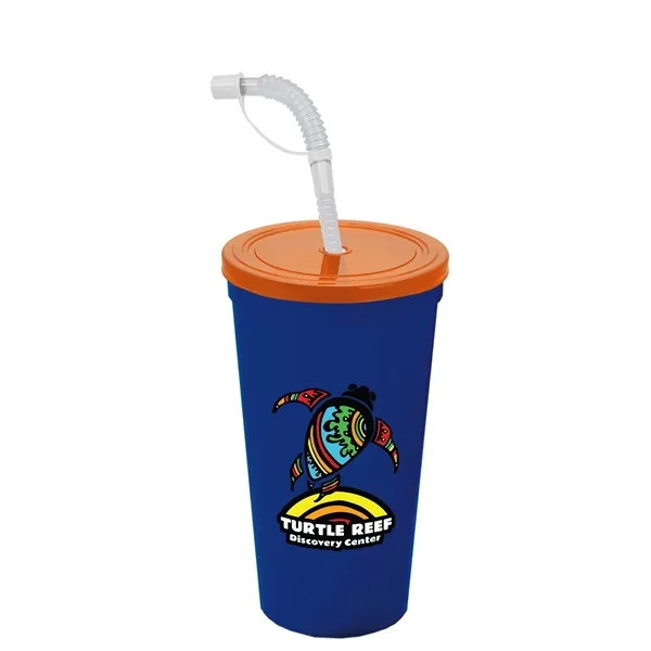 Garyline® Sport Sipper Cup with Straw Lid - 24 oz.... from ASI 40480 Koozie Group