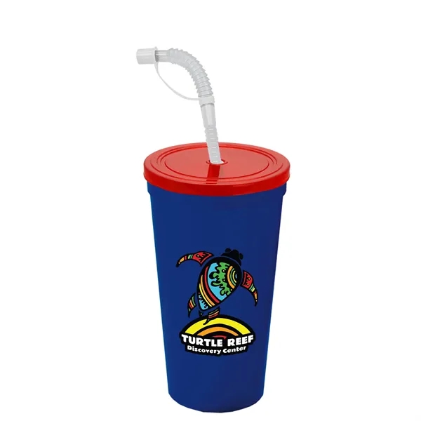 Garyline® Sport Sipper Cup with Straw Lid - 24 oz.... from ASI 40480 Koozie Group