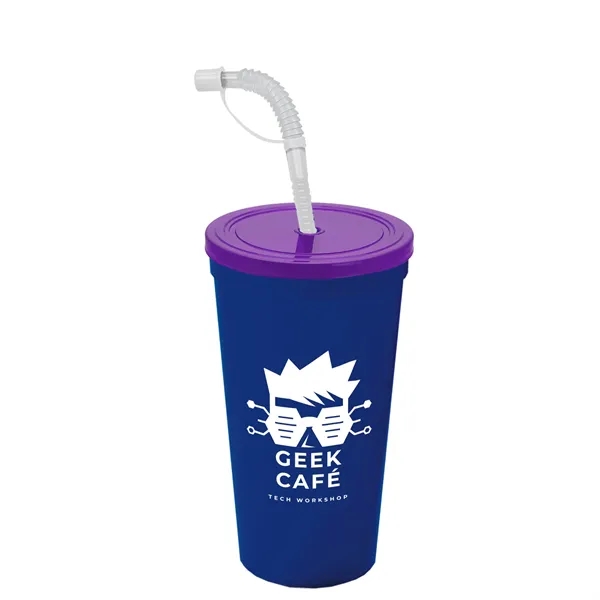Garyline® Sport Sipper Cup with Straw Lid - 24 oz.... from ASI 40480 Koozie Group