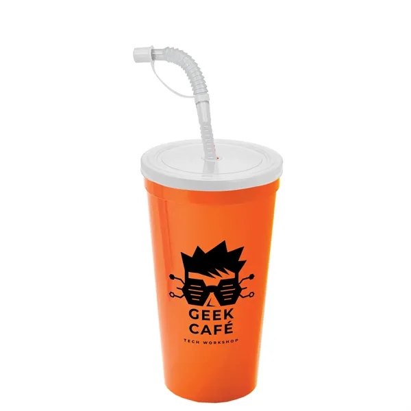 Garyline® Sport Sipper Cup with Straw Lid - 24 oz.... from ASI 40480 Koozie Group