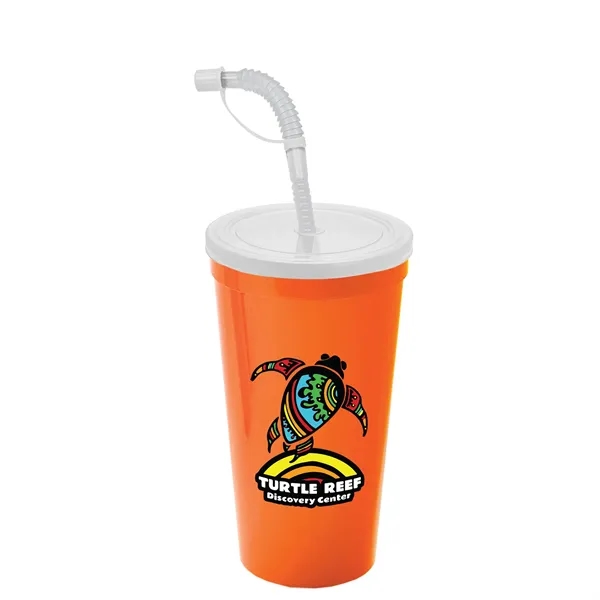 Garyline® Sport Sipper Cup with Straw Lid - 24 oz.... from ASI 40480 Koozie Group