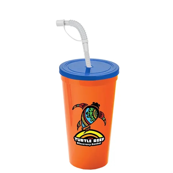 Garyline® Sport Sipper Cup with Straw Lid - 24 oz.... from ASI 40480 Koozie Group