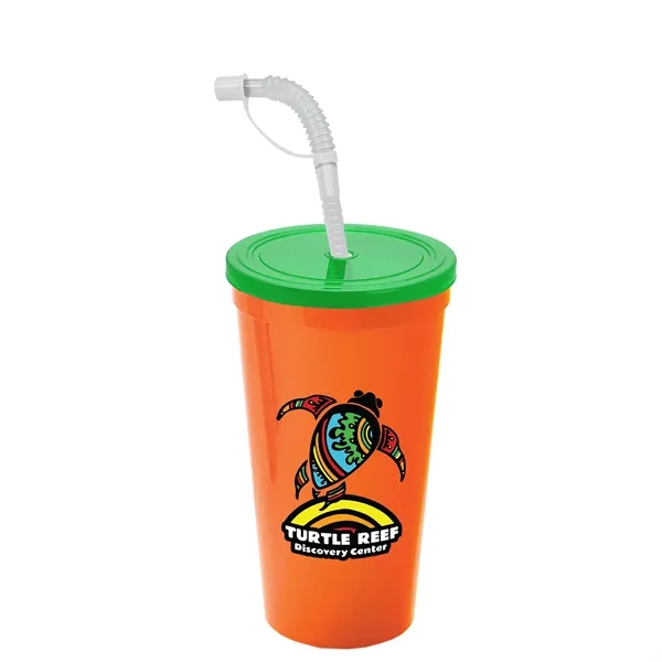Garyline® Sport Sipper Cup with Straw Lid - 24 oz.... from ASI 40480 Koozie Group