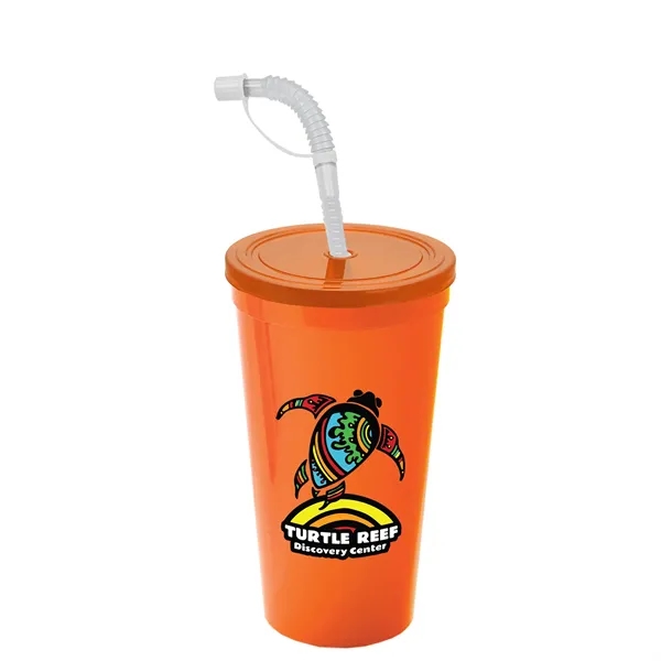 Garyline® Sport Sipper Cup with Straw Lid - 24 oz.... from ASI 40480 Koozie Group