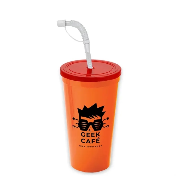 Garyline® Sport Sipper Cup with Straw Lid - 24 oz.... from ASI 40480 Koozie Group