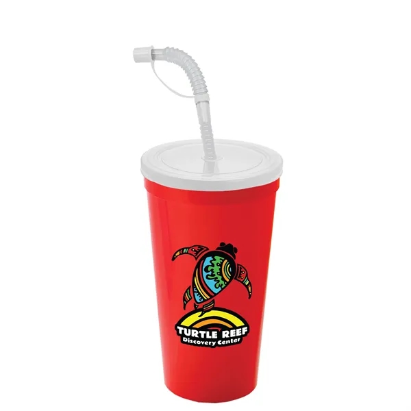 Garyline® Sport Sipper Cup with Straw Lid - 24 oz.... from ASI 40480 Koozie Group
