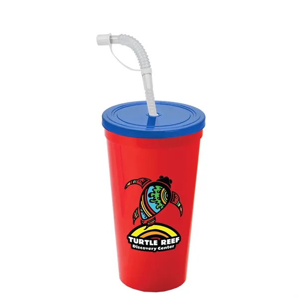 Garyline® Sport Sipper Cup with Straw Lid - 24 oz.... from ASI 40480 Koozie Group