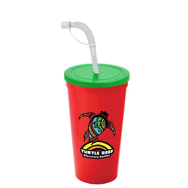 Garyline® Sport Sipper Cup with Straw Lid - 24 oz.... from ASI 40480 Koozie Group
