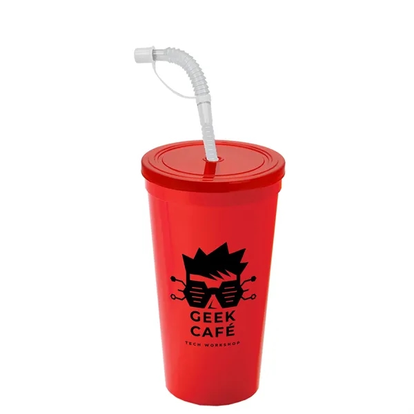 Garyline® Sport Sipper Cup with Straw Lid - 24 oz.... from ASI 40480 Koozie Group