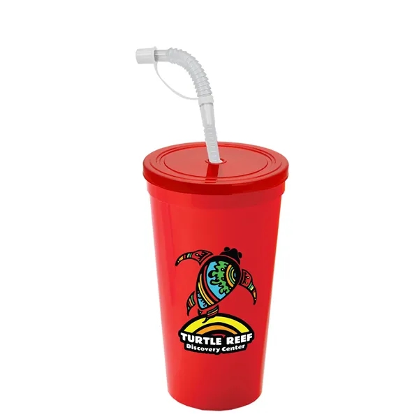 Garyline® Sport Sipper Cup with Straw Lid - 24 oz.... from ASI 40480 Koozie Group