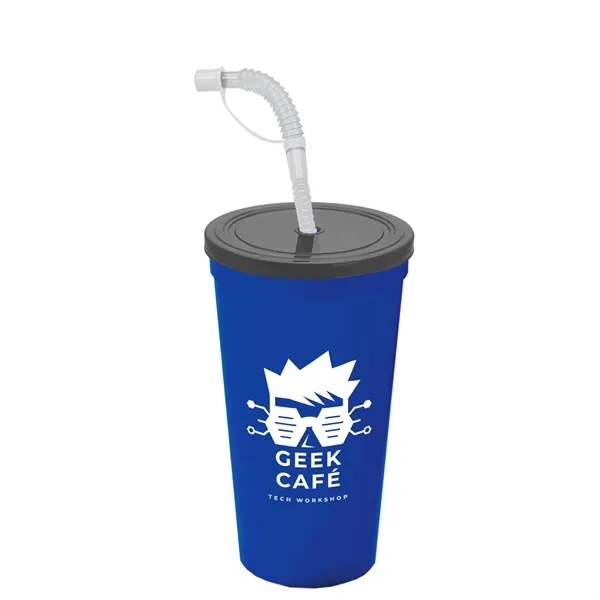 Garyline® Sport Sipper Cup with Straw Lid - 24 oz.... from ASI 40480 Koozie Group