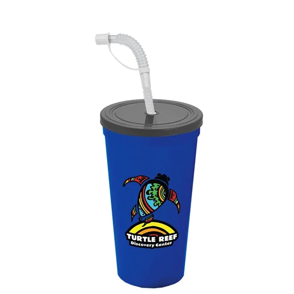 Garyline® Sport Sipper Cup with Straw Lid - 24 oz.... from ASI 40480 Koozie Group