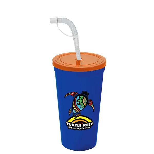 Garyline® Sport Sipper Cup with Straw Lid - 24 oz.... from ASI 40480 Koozie Group