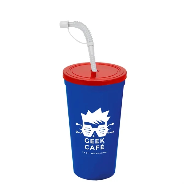 Garyline® Sport Sipper Cup with Straw Lid - 24 oz.... from ASI 40480 Koozie Group