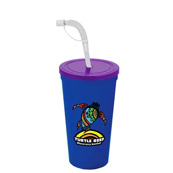 Garyline® Sport Sipper Cup with Straw Lid - 24 oz.... from ASI 40480 Koozie Group