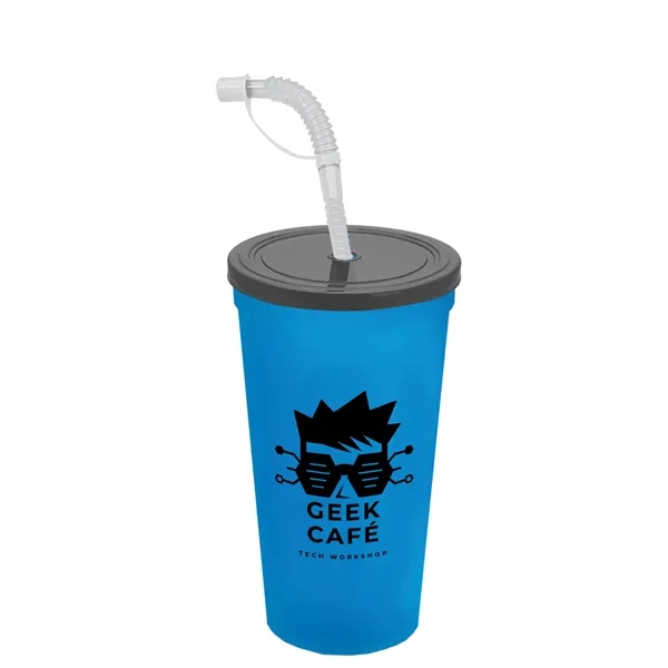 Garyline® Sport Sipper Cup with Straw Lid - 24 oz.... from ASI 40480 Koozie Group